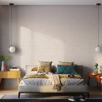Papel-de-Parede-Bobinex-3511-Relevo-Ranhura-Bege-e-Marrom
