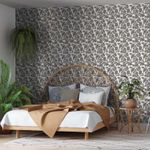 PAPEL-DE-PAREDE-BOBINEX-6901-FLORAL-ORIENTE-PRETO