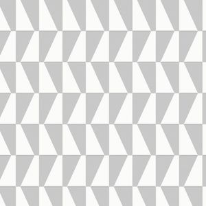 Papel de Parede Bobinex 7202 Geométrico Escandinavo Cinza e Branco