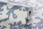 Papel-de-Parede-Bobinex-7321-Damask-Real-Azul-e-Branco