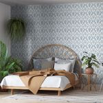 Papel-de-Parede-Bobinex-7321-Damask-Real-Azul-e-Branco
