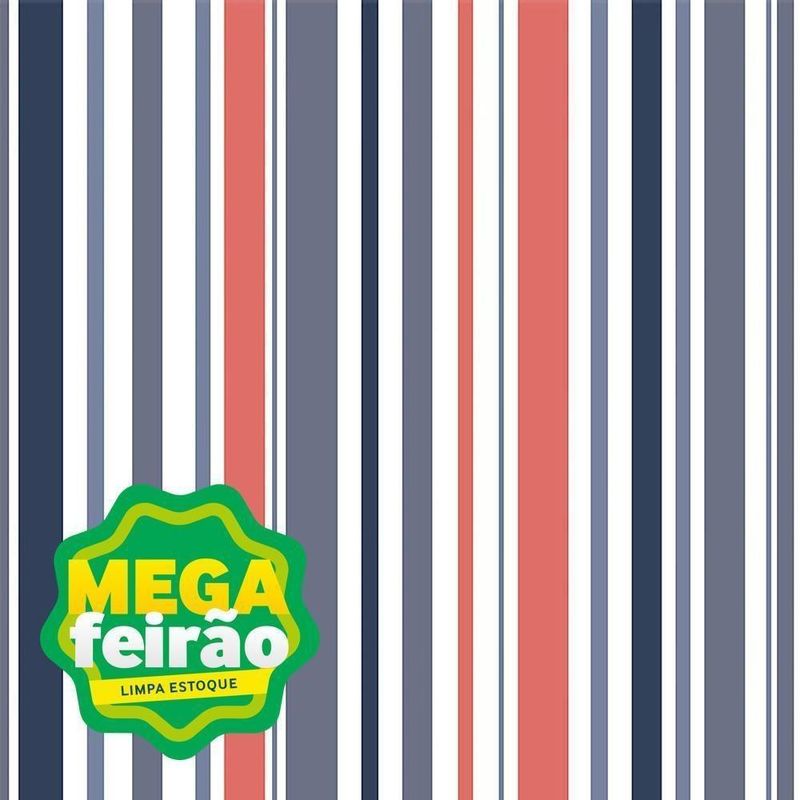 Papel-de-Parede-Bobinex-7339-Circo-Vetor-Vermelho-e-Azul