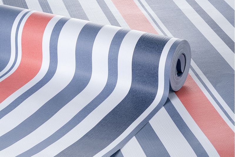 Papel-de-Parede-Bobinex-7339-Circo-Vetor-Vermelho-e-Azul