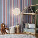 Papel-de-Parede-Bobinex-7339-Circo-Vetor-Vermelho-e-Azul