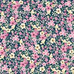 Papel-de-Parede-Bobinex-7482-Classico-Moderno-Floral-Preto-e-Rosa