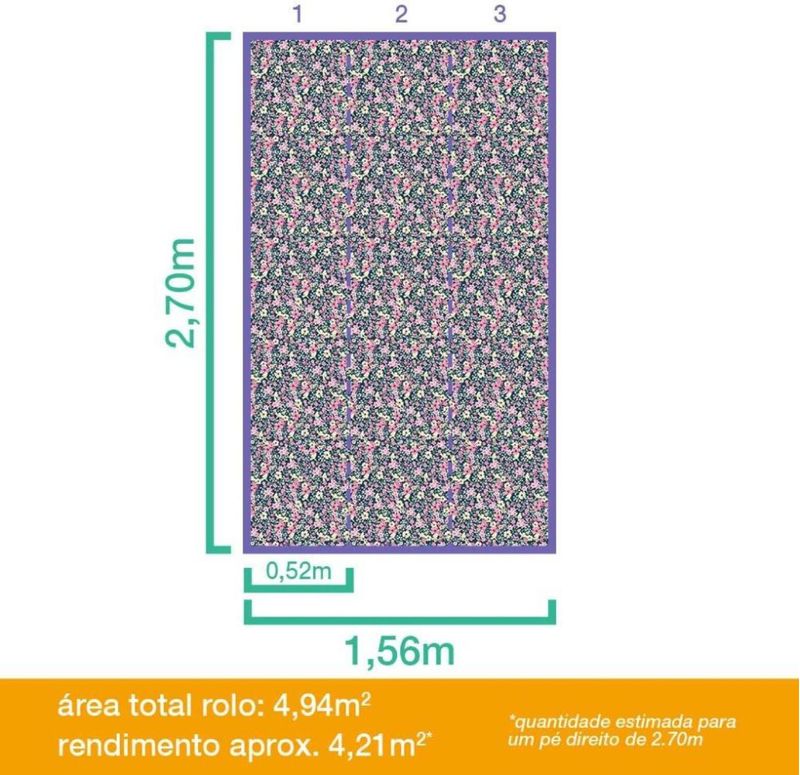 Papel-de-Parede-Bobinex-7482-Classico-Moderno-Floral-Preto-e-Rosa