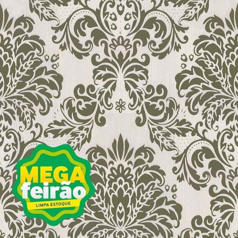Adesivo-de-Parede-Rolo-Bobinex-Arabescos-Classicos-Bege-e-Marrom