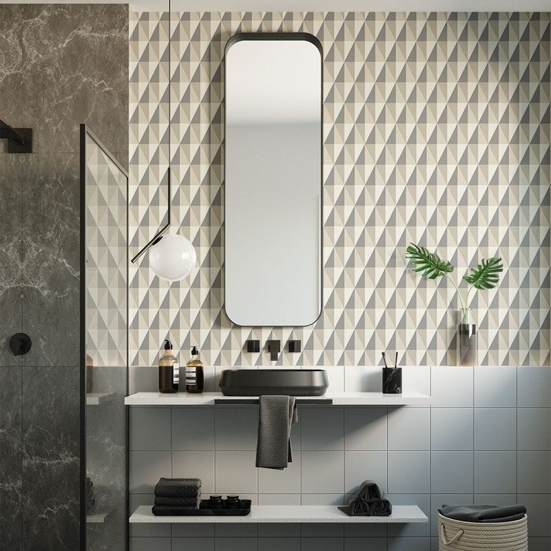 ADESIVO-DE-PAREDE-ROLO-BOBINEX-GEOMETRICO-DIAMANTE-BEGE-E-CINZA
