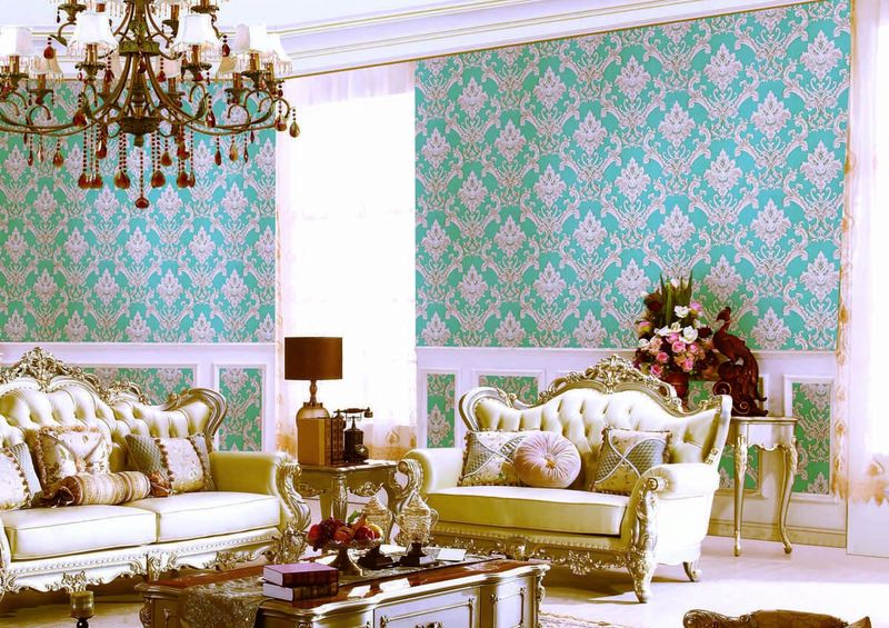 Papel-de-Parede-St-Vinilico-Evolux-Floral-Verde-53cm-10m