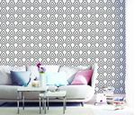 Papel de Parede St Vinílico Evolux Geométrico Amarelo 53cm 10m