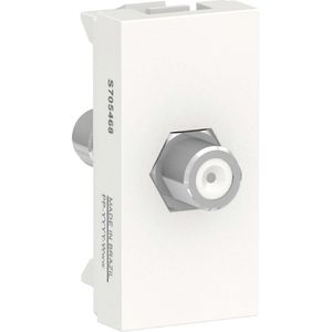 Módulo Tomada Para Antena de TV Coaxil Orion Schneider Eletric Branco