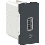 MODULO-TOMADA-ORION-SCHNEIDER-ELETRIC-S70547094-CARREGADOR-USB-1A-GRAFITE