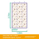 Papel-de-Parede-Bobinex-7423-Urso-Bike-Rosa-e-Bege