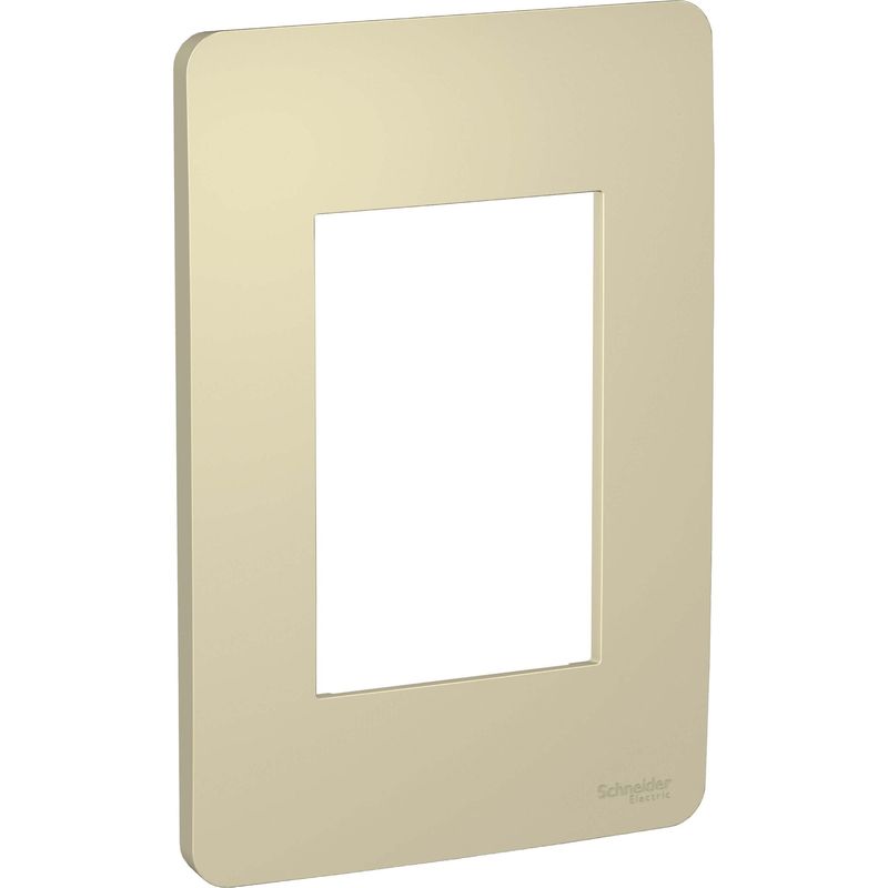 PLACA-3-POSTOS-ORION-SCHNEIDER-ELETRIC-S730103234-4X2-HORIZON-GOLD