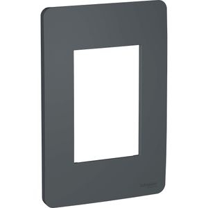 Placa 3 Postos Orion Schneider Eletric 4x2 Stellar Black