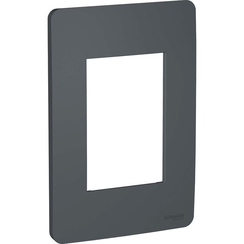 PLACA-3-POSTOS-ORION-SCHNEIDER-ELETRIC-S730103294-4X2-STELLAR-BLACK