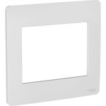 PLACA-6-POSTOS-ORION-SCHNEIDER-ELETRIC-S730203274-4X4-GAMMA-SILVER