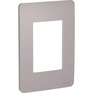 Placa 3 Postos Orion Schneider Eletric 4x2 Axis Grey