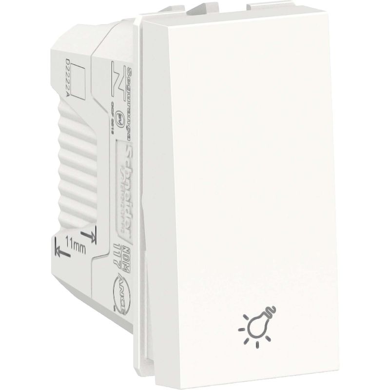 MODULO-PULSADOR-PARA-MINUTERIA-ORION-SCHNEIDER-ELETRIC-S70117604-10A-250V-1M-BRANCO