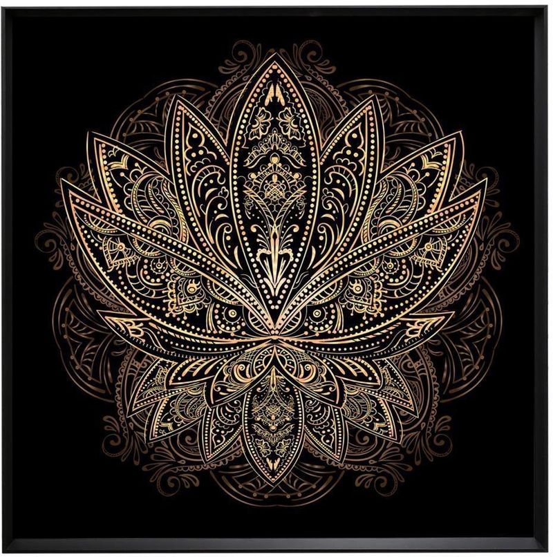 Quadro-Decorativo-Arte-Propria-Lotus-70x70cm