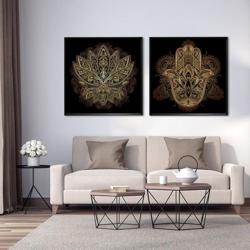 QUADRO-DECORATIVO-ARTE-PROPRIA-LOTUS-70X70CM