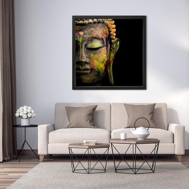 QUADRO-DECORATIVO-ARTE-PROPRIA-BUDA-I-80X80CM