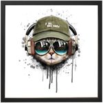Quadro-Decorativo-Arte-Propria-Gato-70x70cm