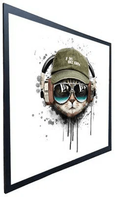 QUADRO-DECORATIVO-ARTE-PROPRIA-GATO-70X70CM