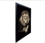 QUADRO-DECORATIVO-ARTE-PROPRIA-LEAO-SEPIA-II-80X50CM