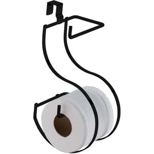 Suporte Para Papel Higiênico Future Duplo Para Caixa Acoplada 1096PT Preto Fosco