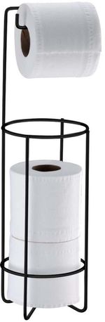 SUPORTE-FUTURE-PARA-PAPEL-HIGIENICO-CHAO-1051PT-PRETO-FOSCO
