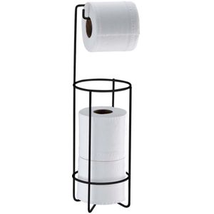 Suporte Para Papel Higiênico de Chão Future 1051PT Preto Fosco