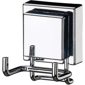 Gancho Duplo Future 7009 Inox Com Ventosa