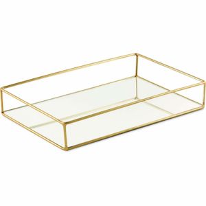 Bandeja Mart Collection em Metal Com Espelho Cor 1