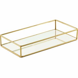Bandeja Mart Collection em Metal Com Espelho