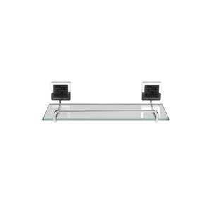 Prateleira Decorativa Jackwall Vidro Obi Preto