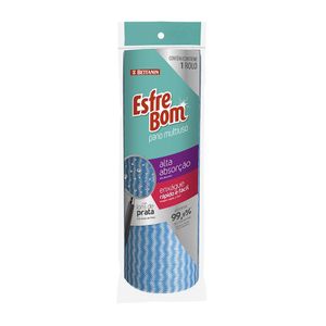 Pano de Limpeza Multiuso Rolo Azul Esfrebom Bettanin