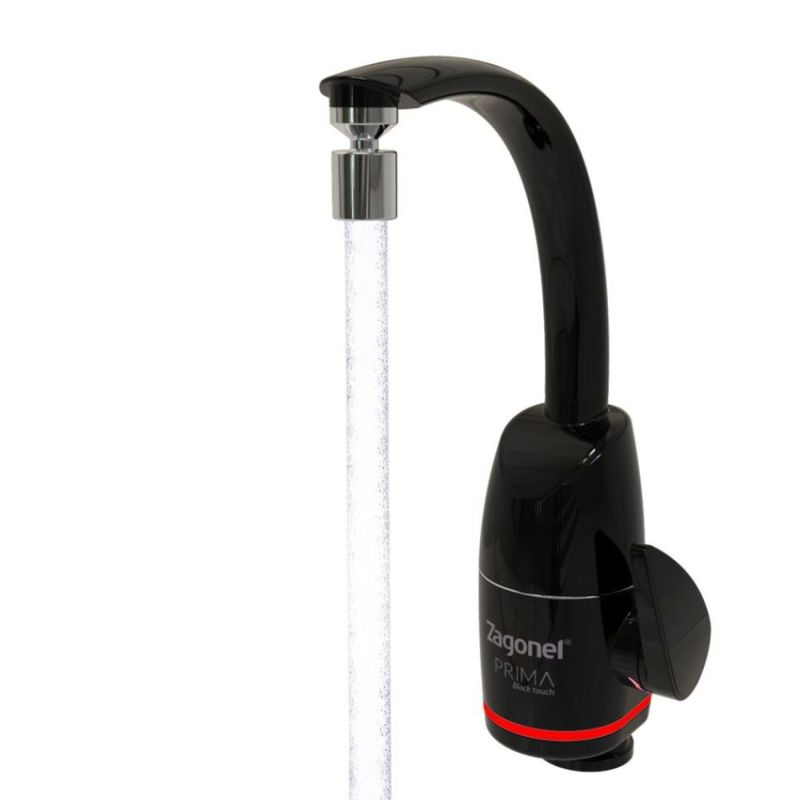 Torneira-Eletronica-Zagonel-Prima-Touch-de-Mesa-Preto-5500W-220V