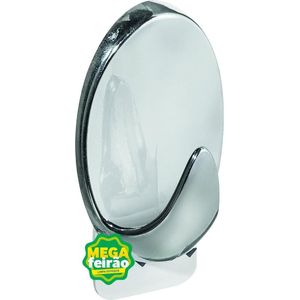 Gancho Ordene Aplik Plástico Com Adesivo Or30123 G 1 Peça Cromado