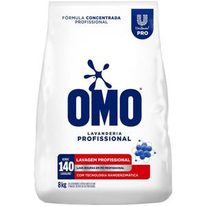 Sabão em Pó Omo Lavanderia Profissional Pro Pacote 8kg