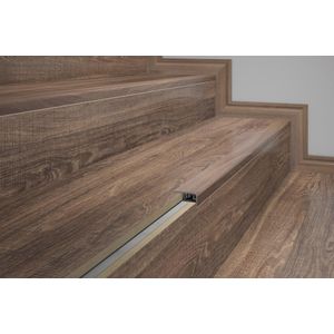 Perfil Frontal Escada Para Piso Laminado Eucafloor Tecno Cor 9 2,1M