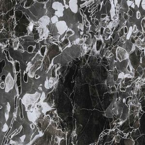 Porcelanato Delta 84x84cm Turk Black Esmaltado Marmorizado Polido Retificado Classe A