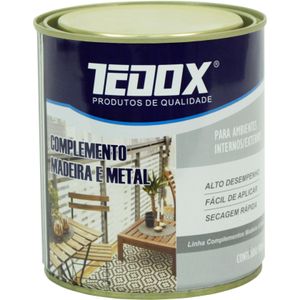 Fundo Preparador Madeira Tedox Fosco Branco 900ml