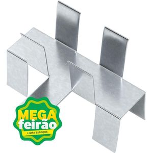 Junção H Para Drywall Gesso Placo 35mm