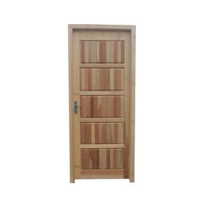 Porta de Madeira Cedrinho Rajado BH 1031 5 Almofada 85x213x8cm Direita