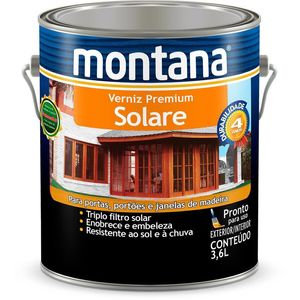 Verniz Solare Montana Natural Brilho 3,6L