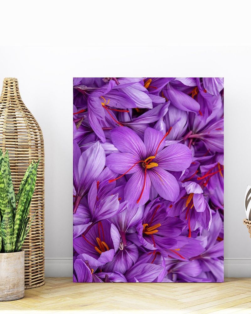 PLACA-DECORATIVA-ILLUMINATO-FLORES-ROXAS-21X297X06CM