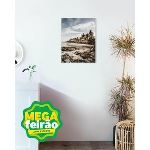 Placa Decorativa Illuminato Praia Amanhecer 2 29,7x42x0,6cm