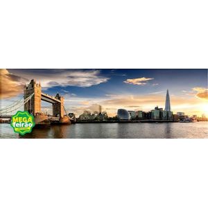 Placa Decorativa Illuminato Londres Amanhecer 38x108x0,6cm
