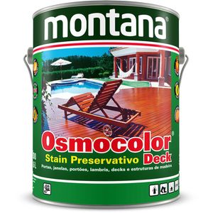 Stain / Verniz Osmocolor Antiderrapante Montana Castanho Acetinado 3,6L